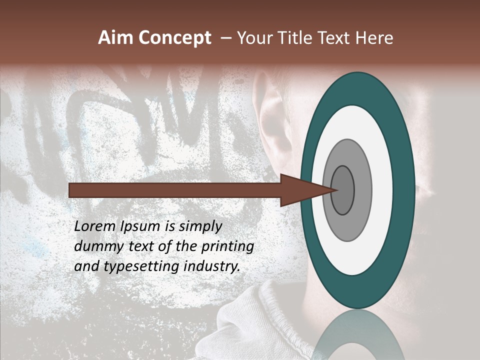 Guy Expression Caucasian PowerPoint Template