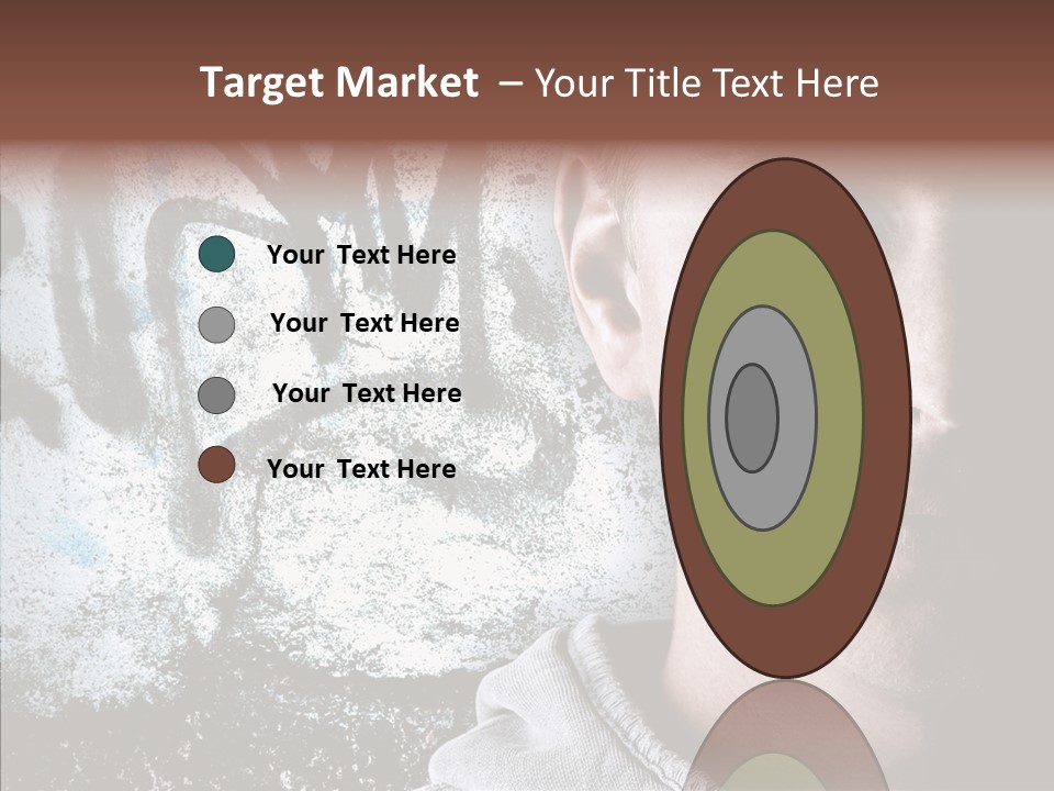 Guy Expression Caucasian PowerPoint Template