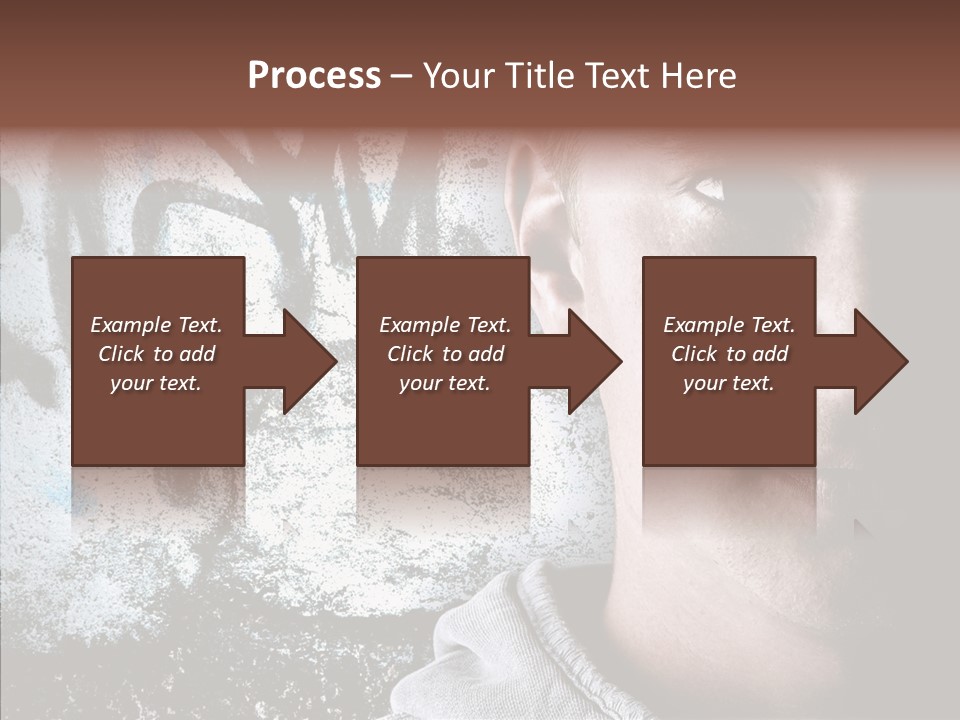 Guy Expression Caucasian PowerPoint Template