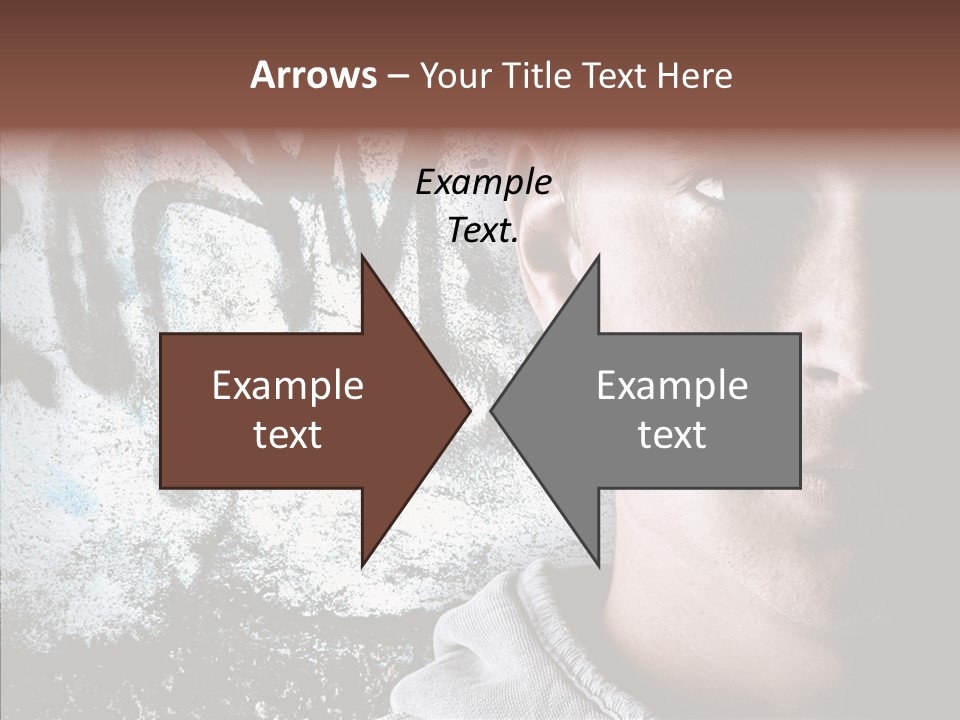 Guy Expression Caucasian PowerPoint Template