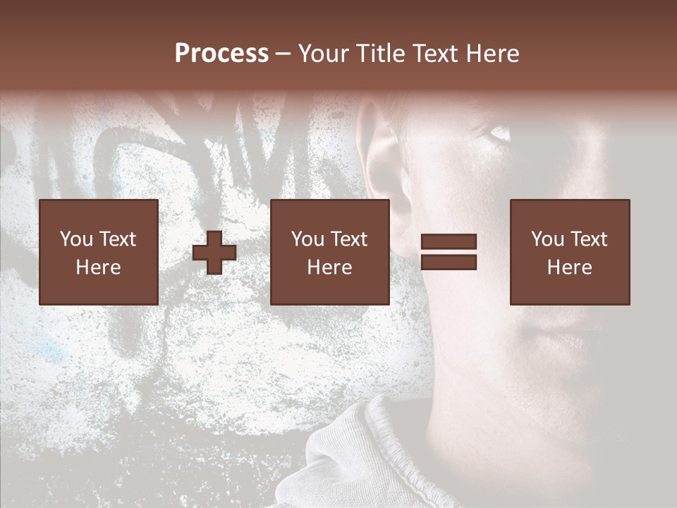 Guy Expression Caucasian PowerPoint Template