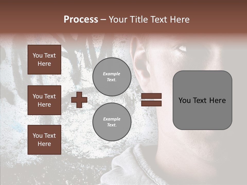 Guy Expression Caucasian PowerPoint Template