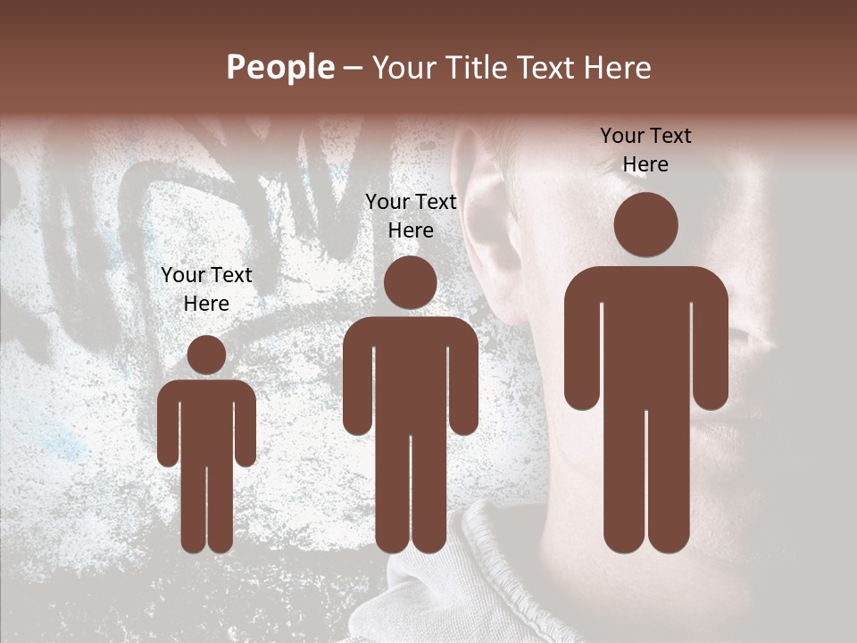 Guy Expression Caucasian PowerPoint Template