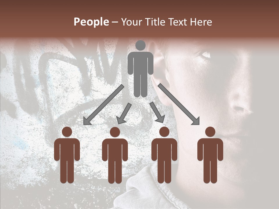 Guy Expression Caucasian PowerPoint Template