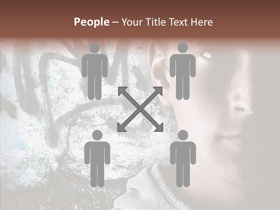 Guy Expression Caucasian PowerPoint Template