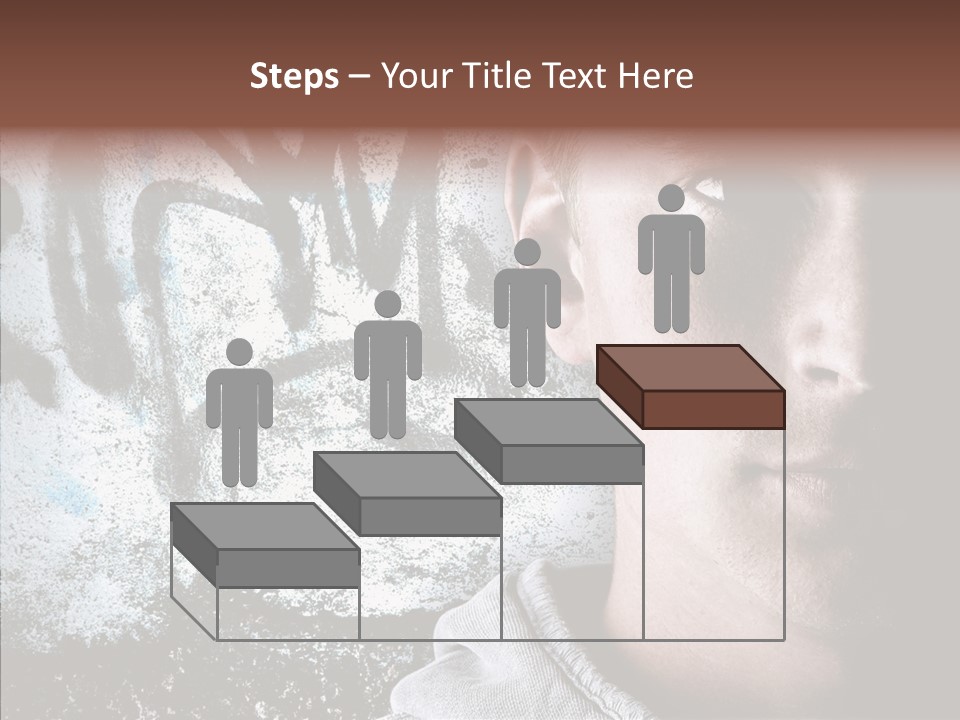 Guy Expression Caucasian PowerPoint Template