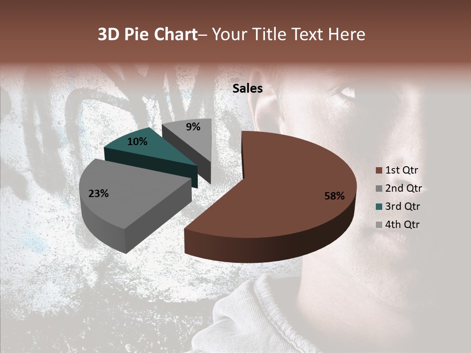 Guy Expression Caucasian PowerPoint Template