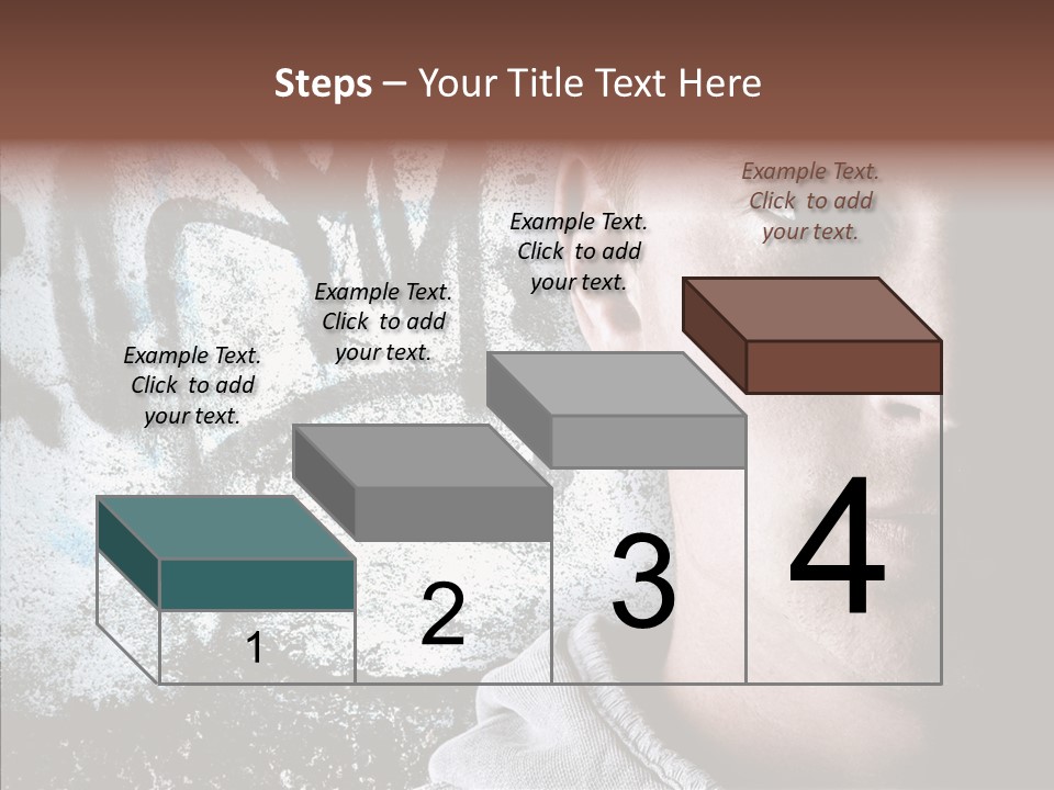 Guy Expression Caucasian PowerPoint Template