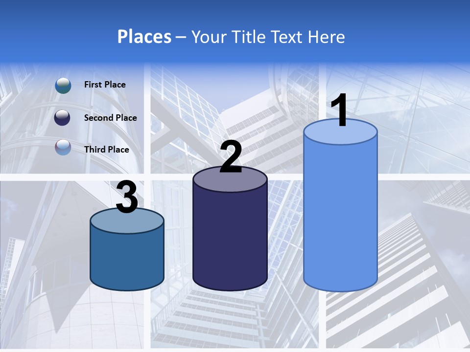 Angle Assorted Model PowerPoint Template