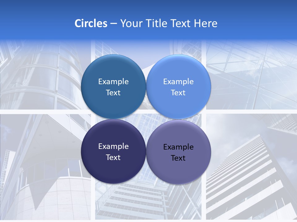 Angle Assorted Model PowerPoint Template