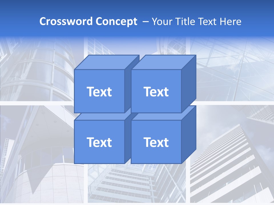 Angle Assorted Model PowerPoint Template