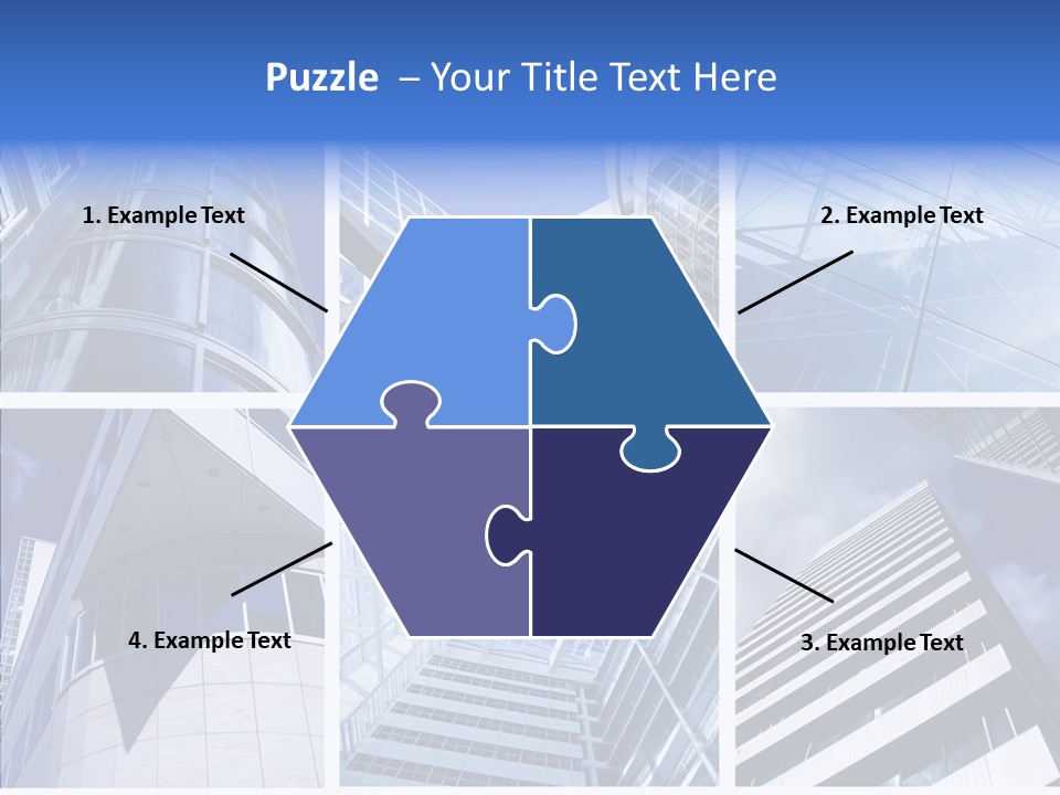Angle Assorted Model PowerPoint Template