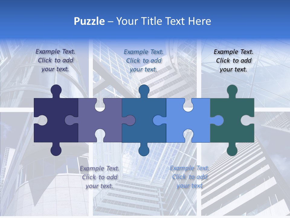 Angle Assorted Model PowerPoint Template