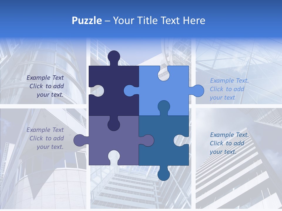 Angle Assorted Model PowerPoint Template