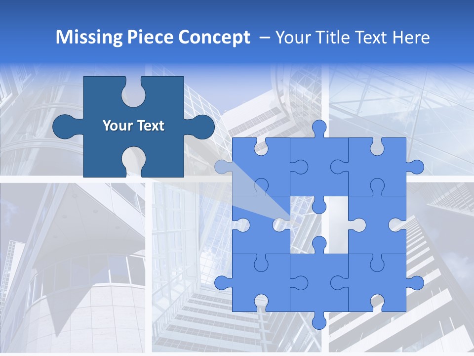 Angle Assorted Model PowerPoint Template