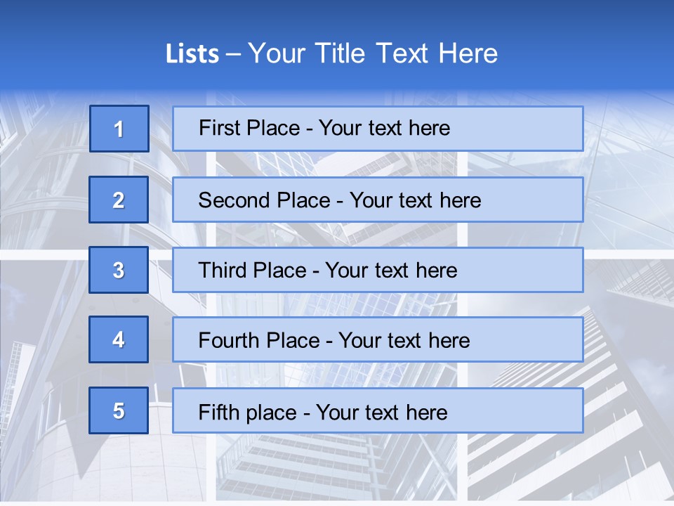 Angle Assorted Model PowerPoint Template