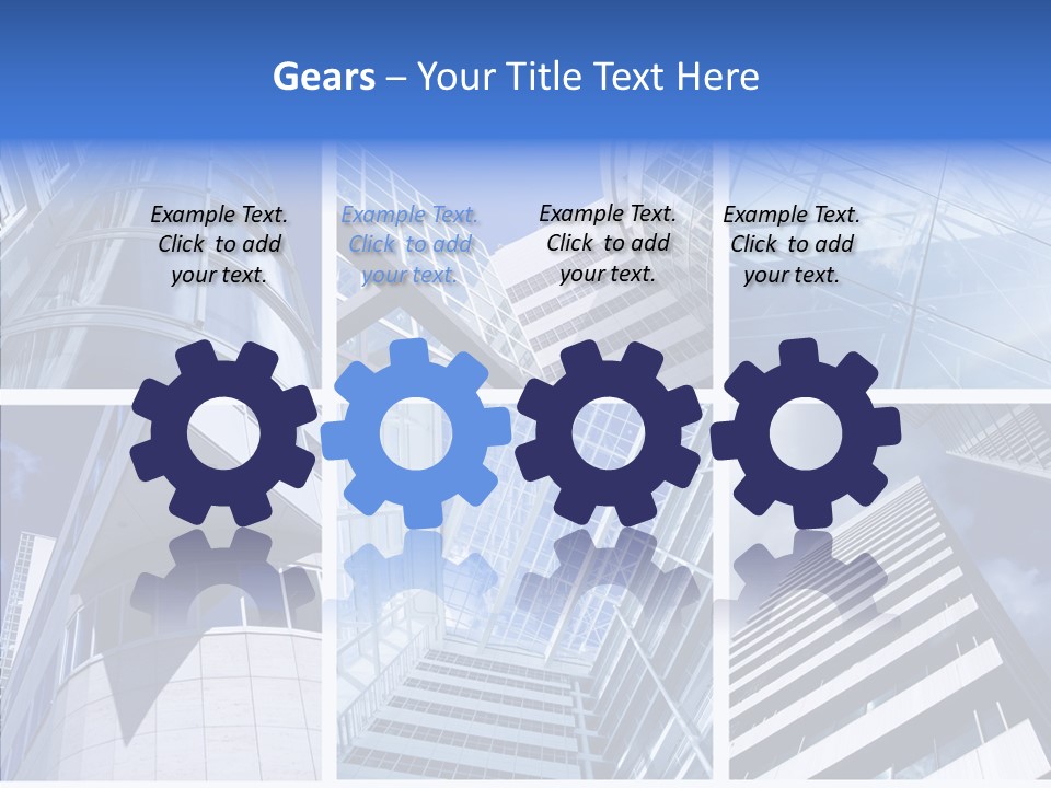 Angle Assorted Model PowerPoint Template