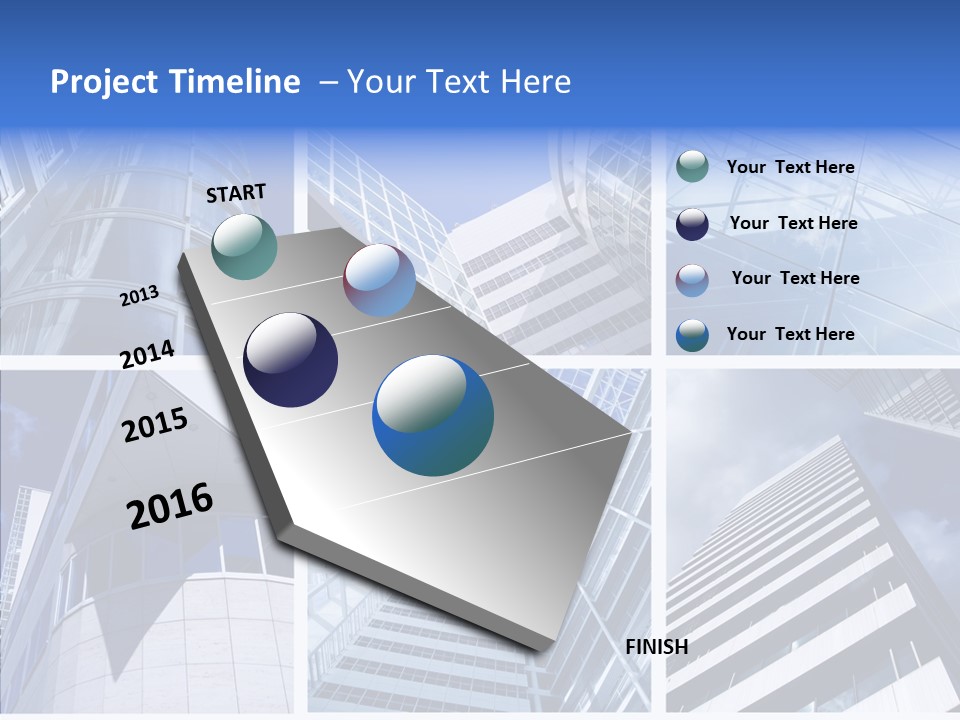 Angle Assorted Model PowerPoint Template