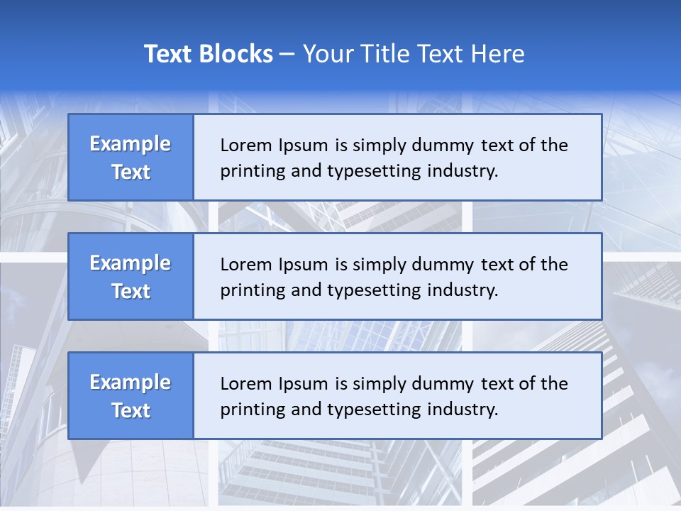 Angle Assorted Model PowerPoint Template