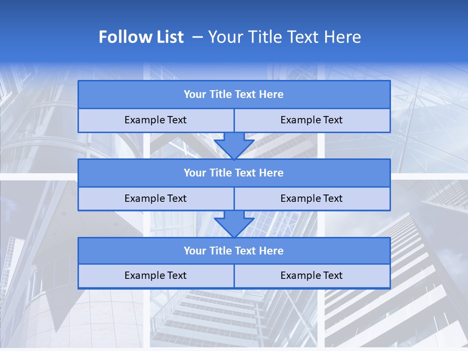 Angle Assorted Model PowerPoint Template