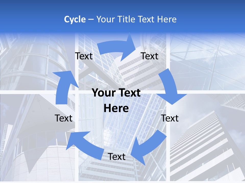Angle Assorted Model PowerPoint Template