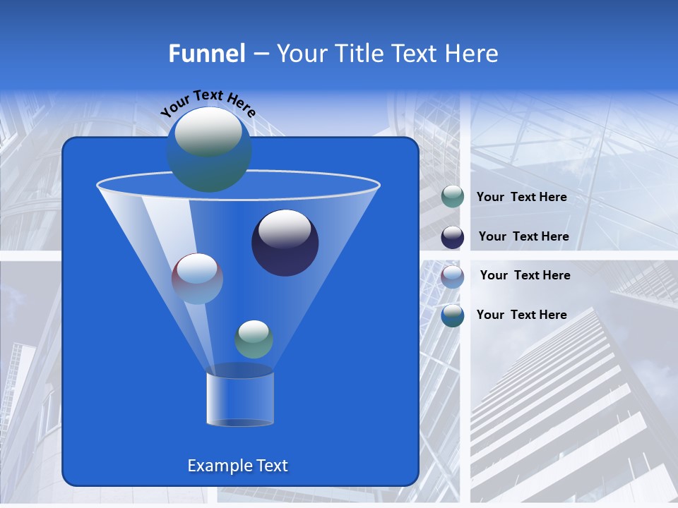 Angle Assorted Model PowerPoint Template