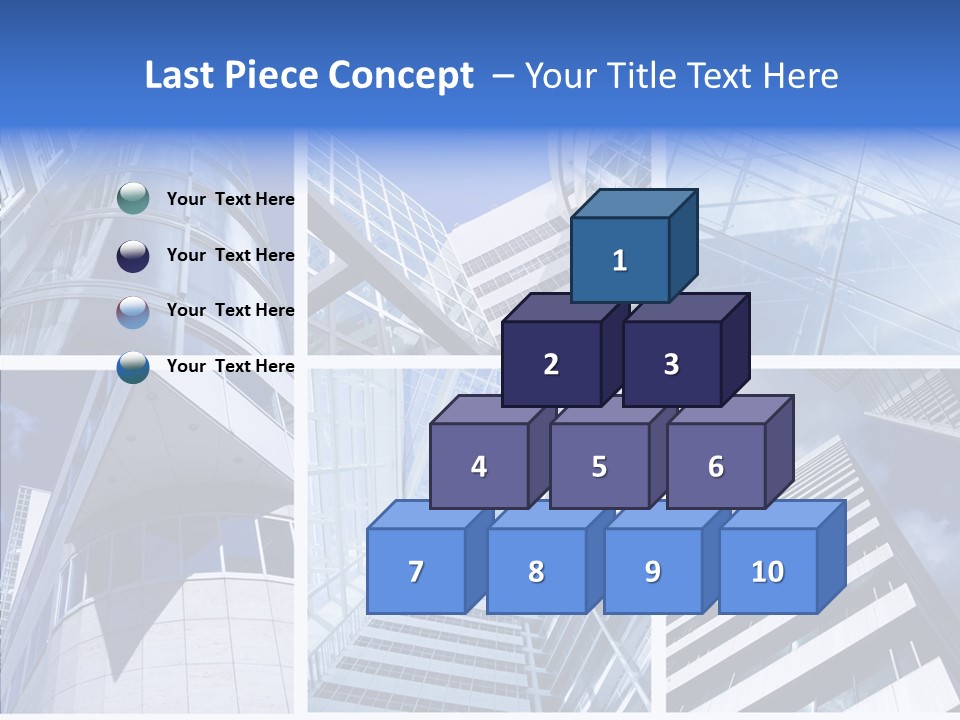 Angle Assorted Model PowerPoint Template