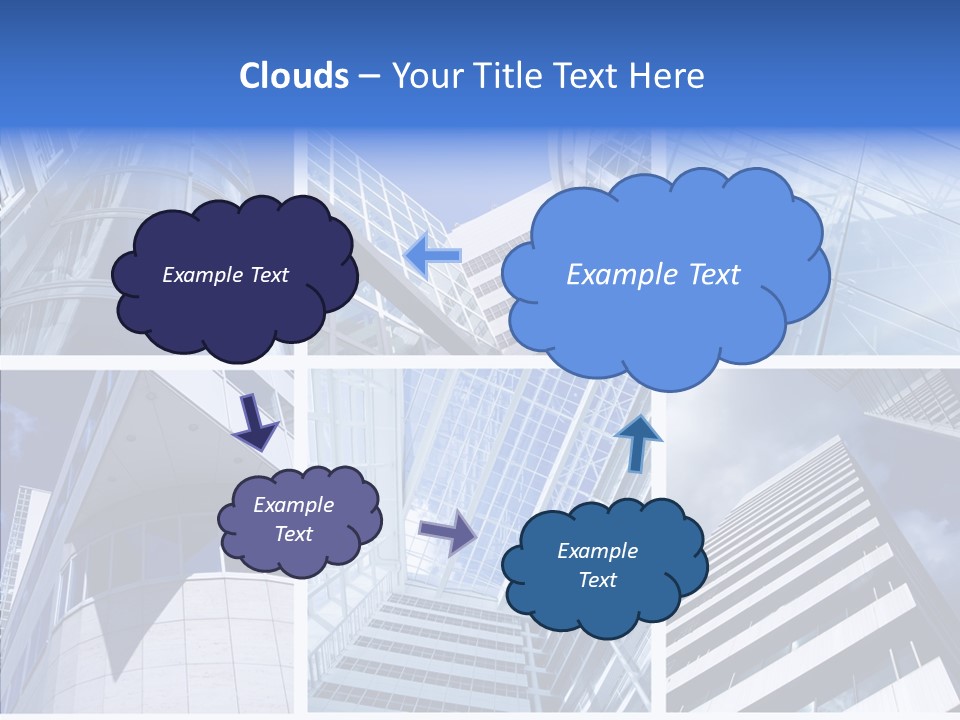 Angle Assorted Model PowerPoint Template