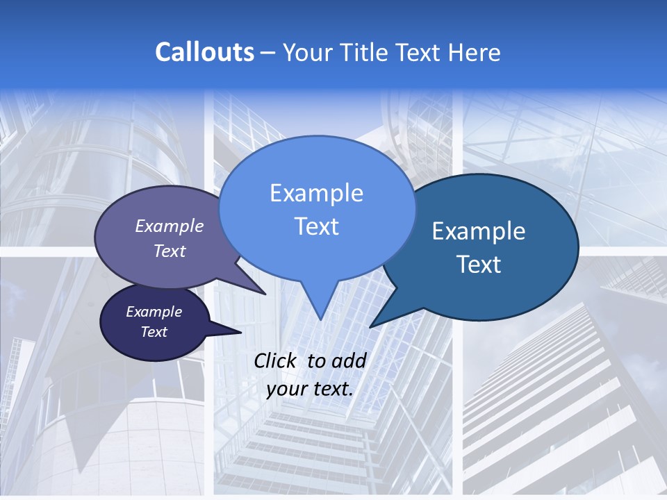 Angle Assorted Model PowerPoint Template