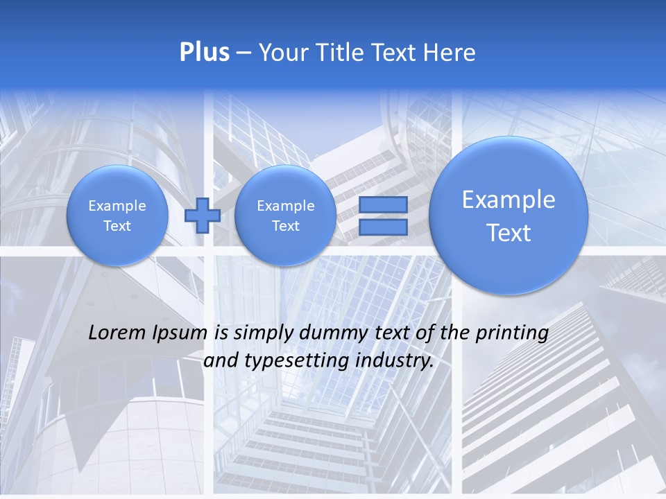 Angle Assorted Model PowerPoint Template