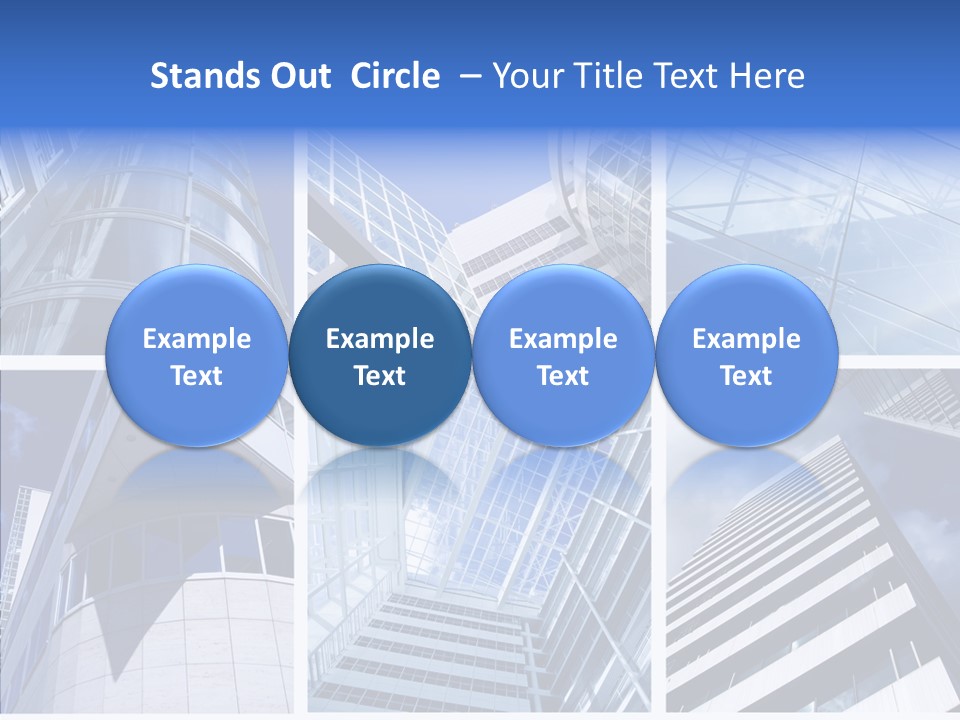 Angle Assorted Model PowerPoint Template