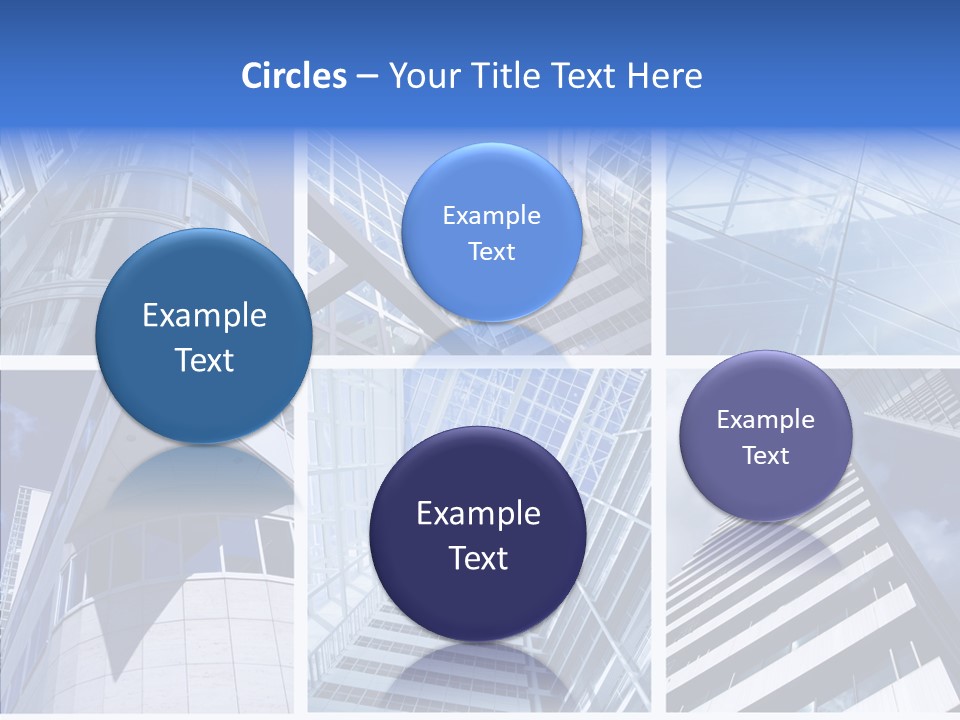 Angle Assorted Model PowerPoint Template