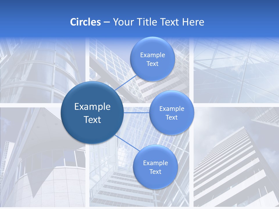 Angle Assorted Model PowerPoint Template
