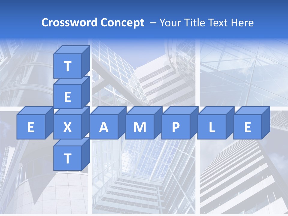 Angle Assorted Model PowerPoint Template