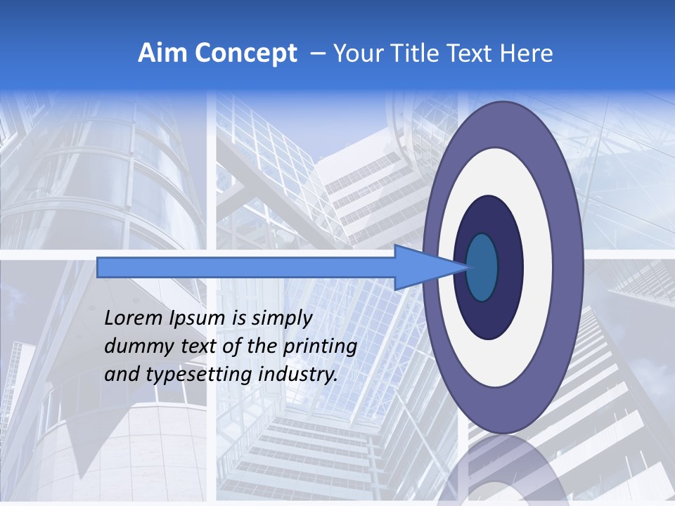 Angle Assorted Model PowerPoint Template