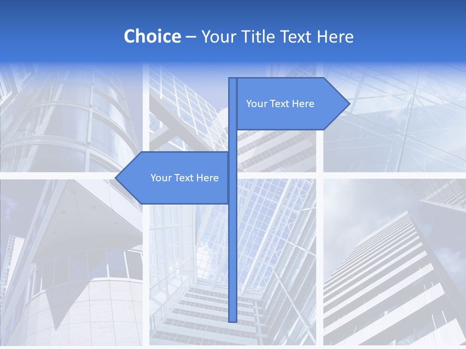Angle Assorted Model PowerPoint Template