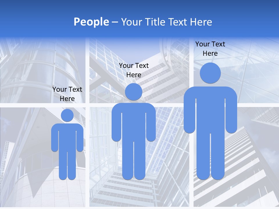 Angle Assorted Model PowerPoint Template