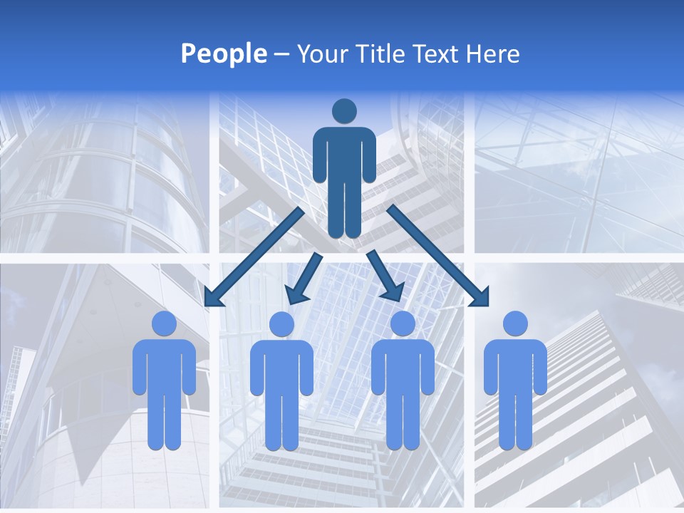 Angle Assorted Model PowerPoint Template