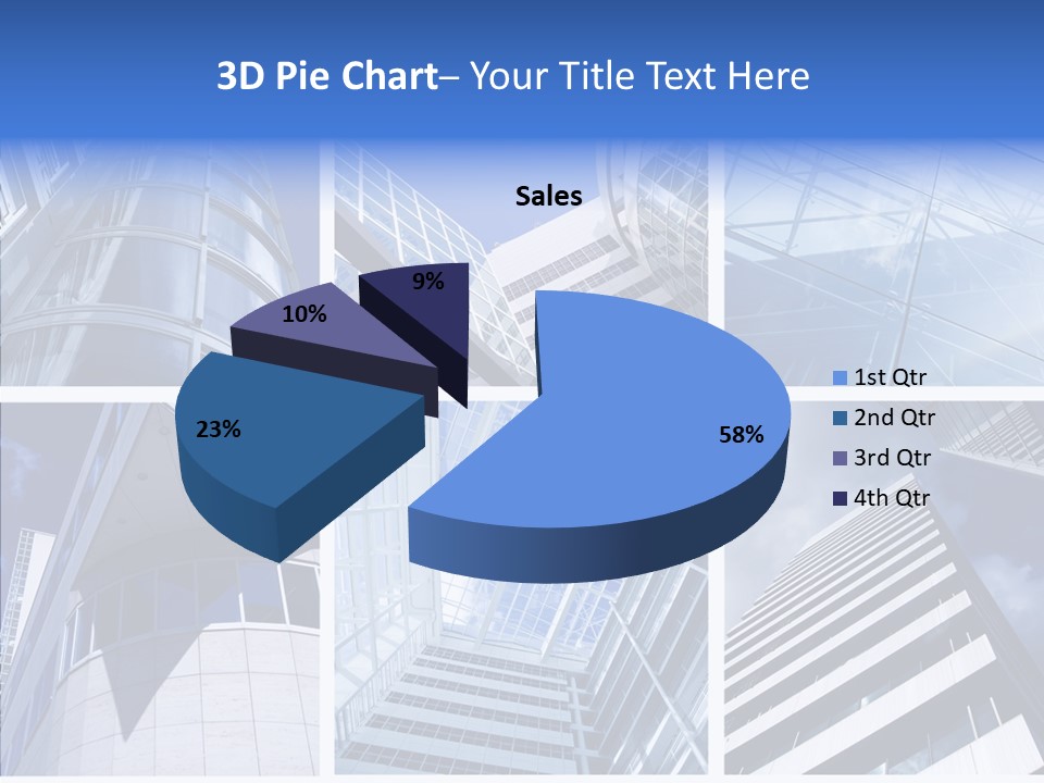 Angle Assorted Model PowerPoint Template