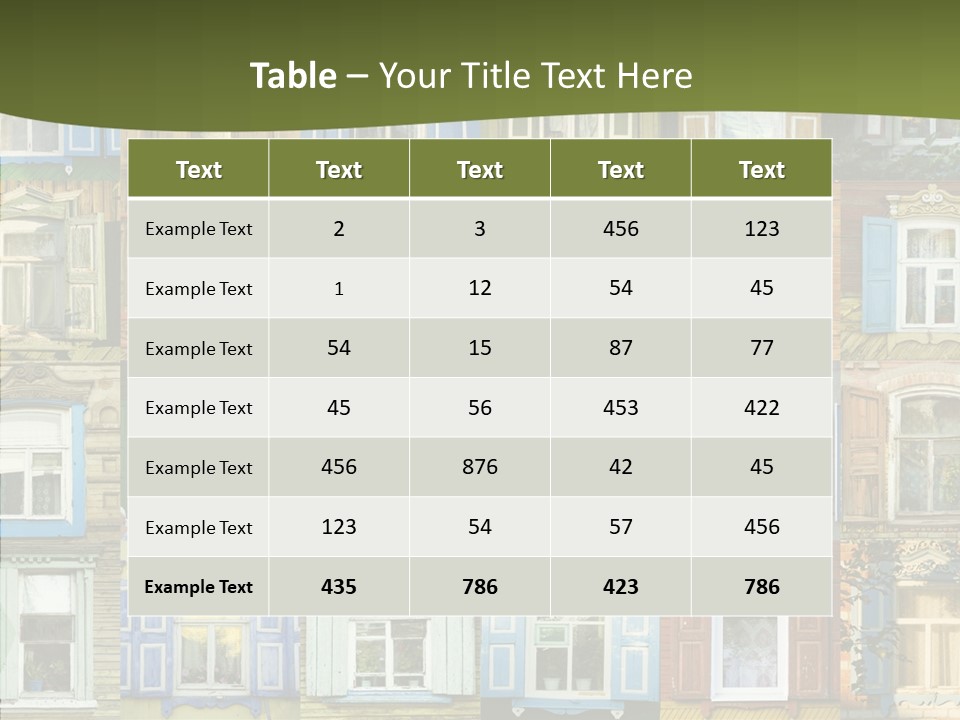 Cities Descriptive Scene PowerPoint Template