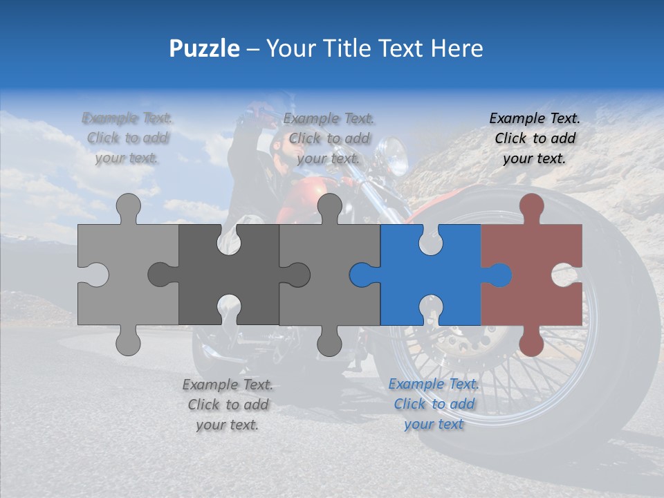 Transport Transportation Motorbike PowerPoint Template