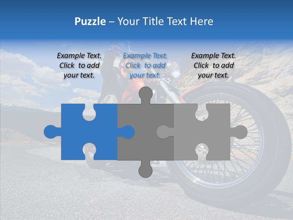 Transport Transportation Motorbike PowerPoint Template