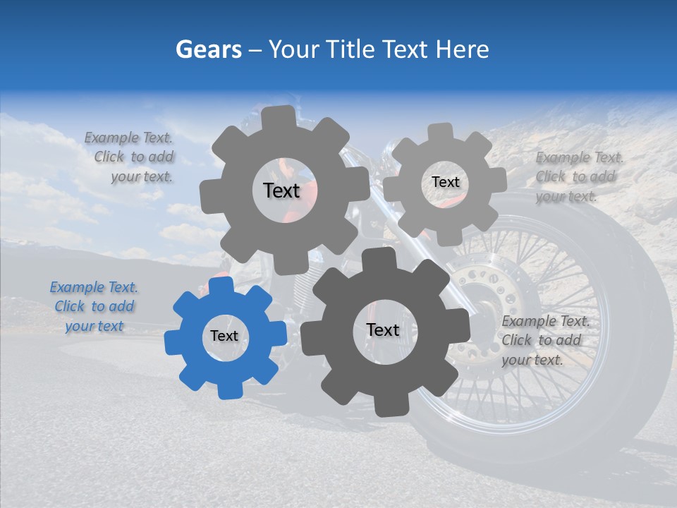 Transport Transportation Motorbike PowerPoint Template