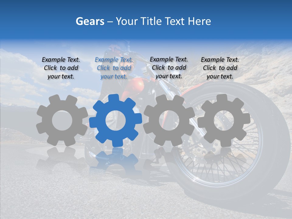 Transport Transportation Motorbike PowerPoint Template