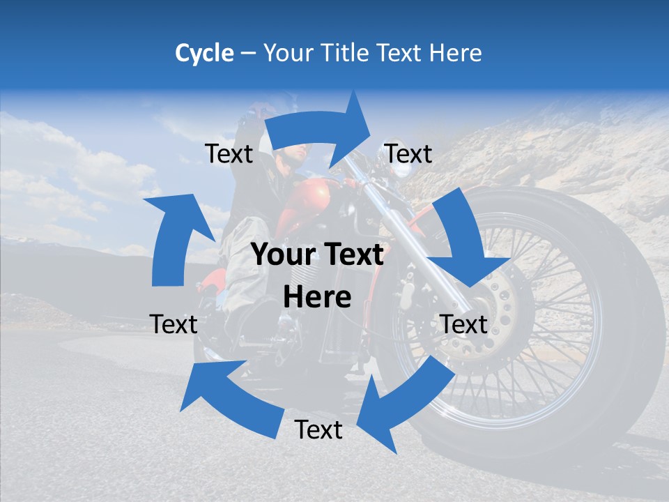 Transport Transportation Motorbike PowerPoint Template
