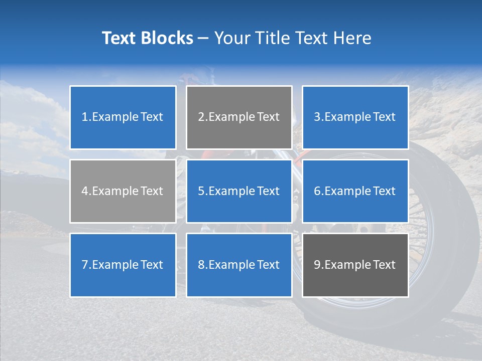Transport Transportation Motorbike PowerPoint Template
