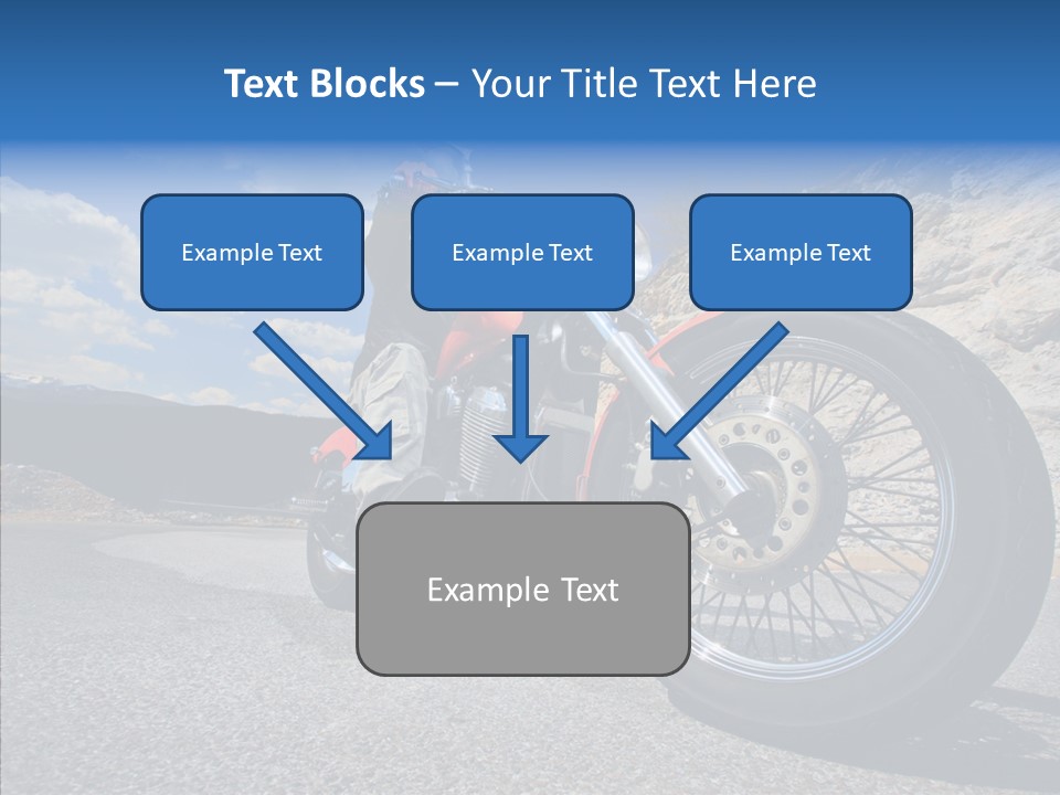 Transport Transportation Motorbike PowerPoint Template