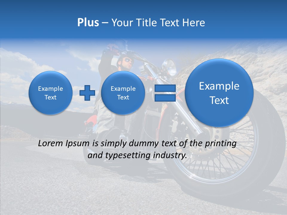 Transport Transportation Motorbike PowerPoint Template