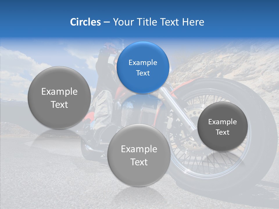 Transport Transportation Motorbike PowerPoint Template