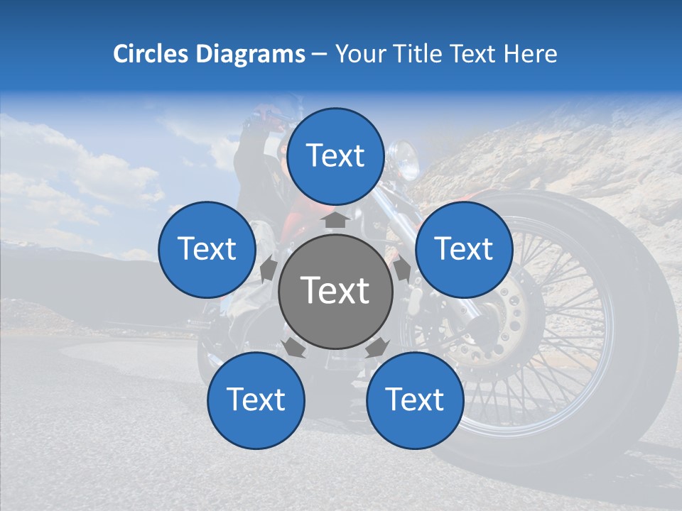 Transport Transportation Motorbike PowerPoint Template